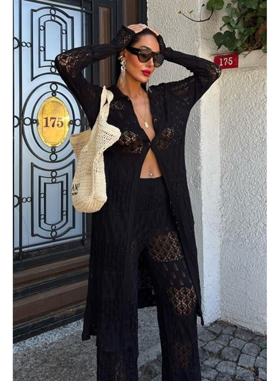 Bridget Ajurlu Uzun Hırka Takım 9881