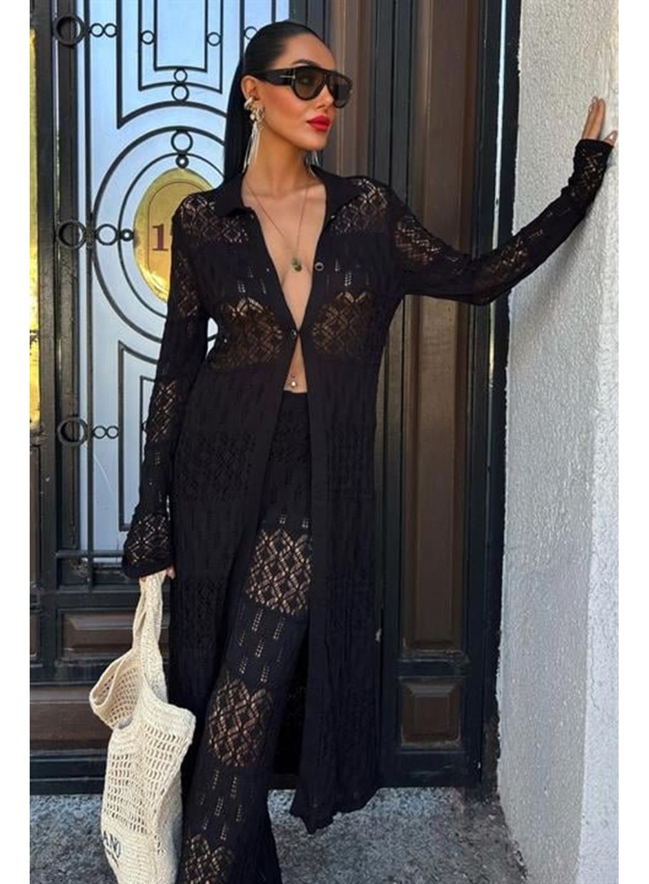 Bridget Ajurlu Uzun Hırka Takım 9881