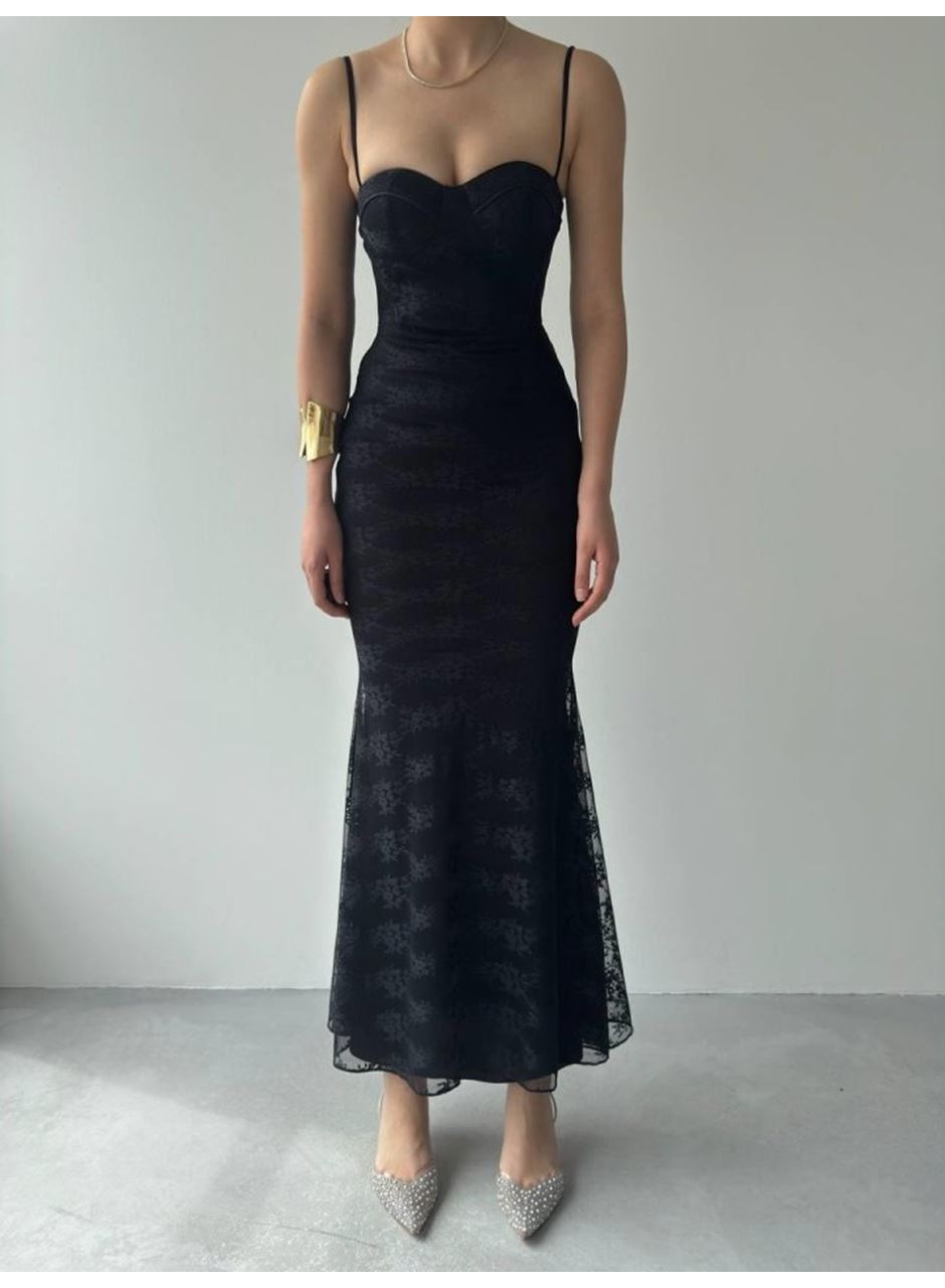 Kalıse İp Askılı Elbise