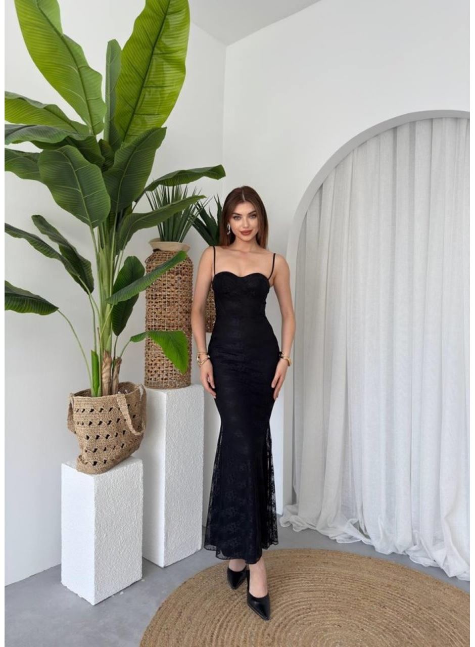 Kalıse İp Askılı Elbise