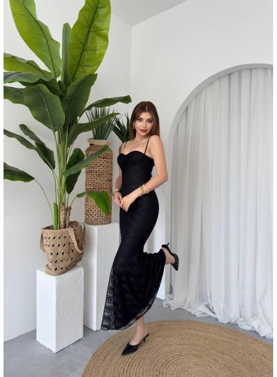 Kalıse İp Askılı Elbise