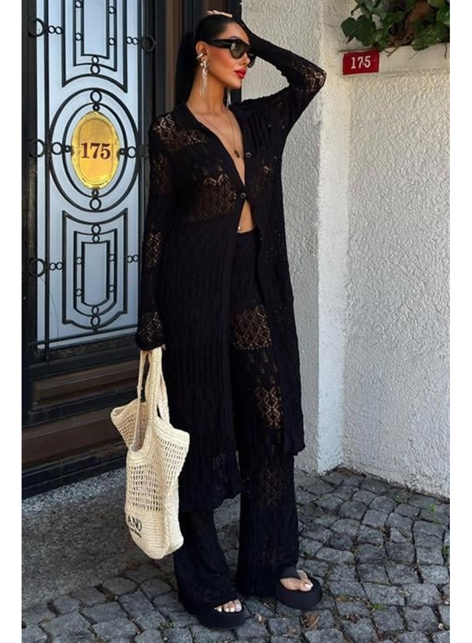 Bridget Ajurlu Uzun Hırka Takım 9881