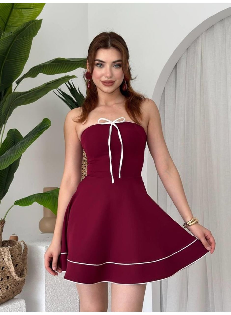 Yuna Straplez Elbise