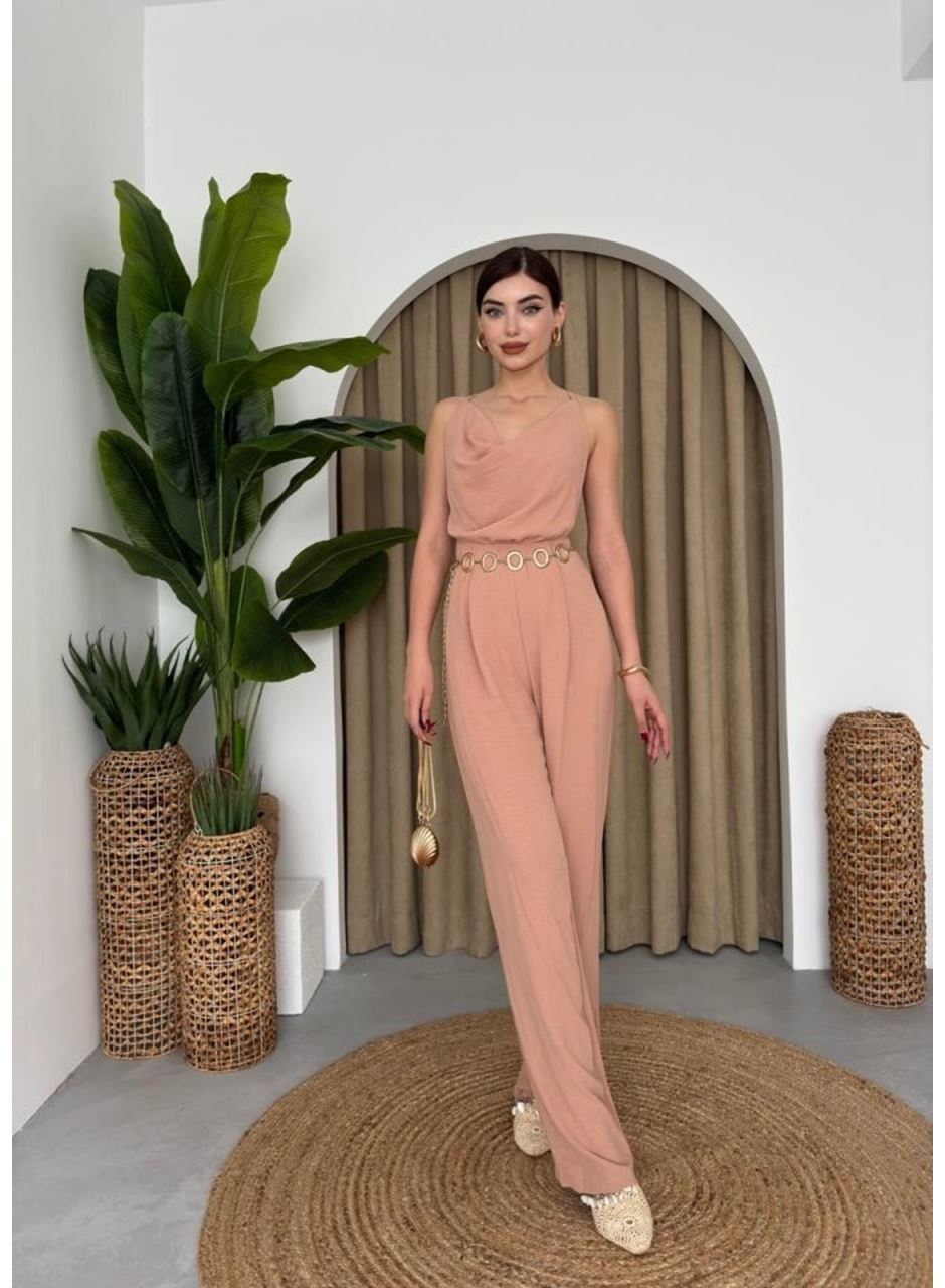 Darcy Sırt Dekolteli Tulum