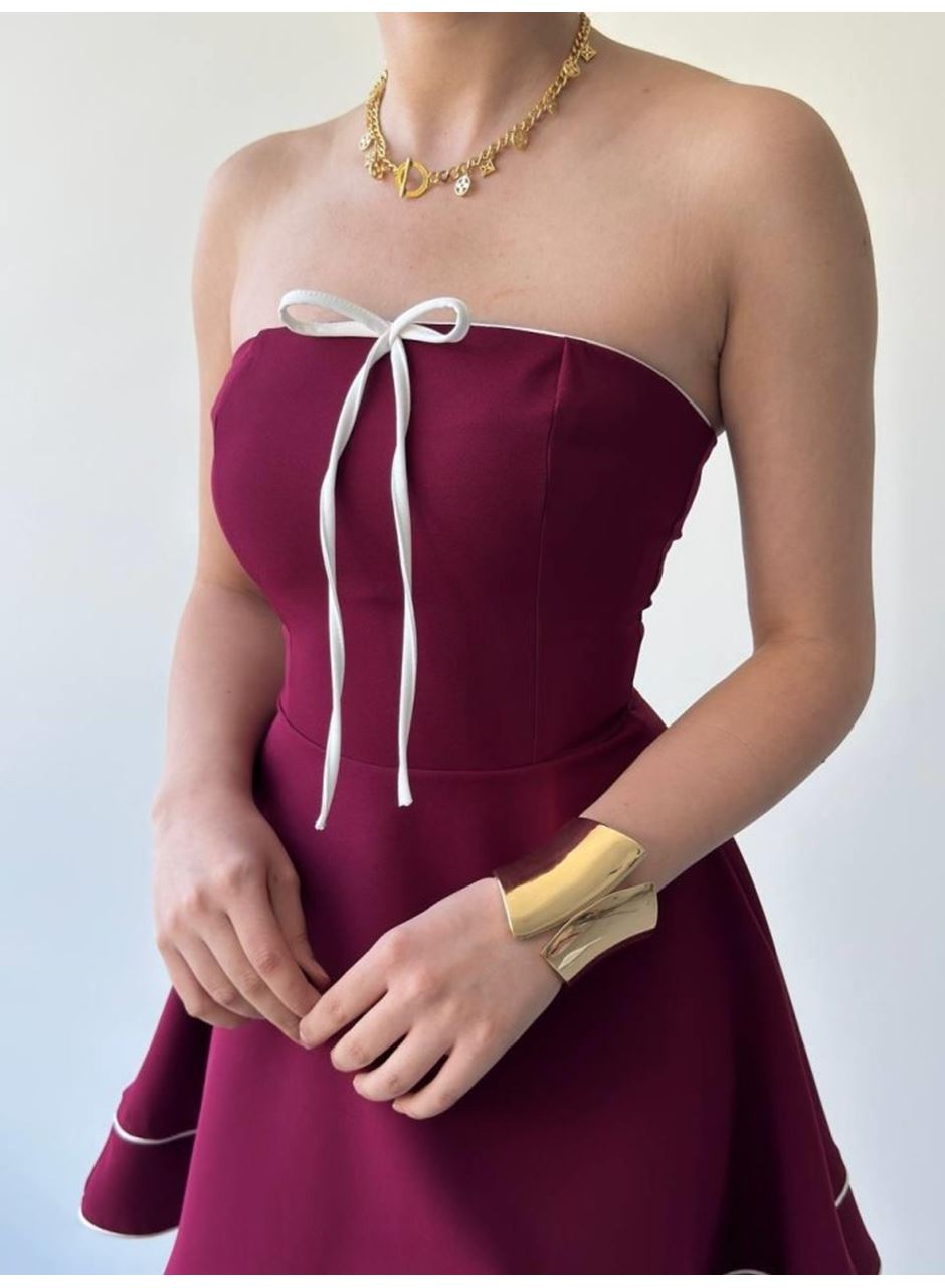 Yuna Straplez Elbise