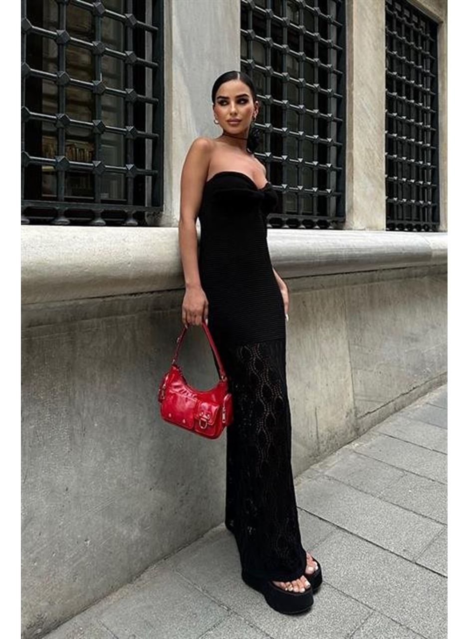 Eudora Ajurlu StraplezElbise 2771