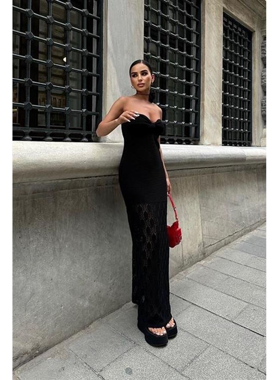 Eudora Ajurlu StraplezElbise 2771