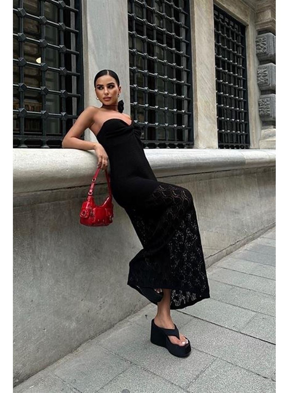 Eudora Ajurlu StraplezElbise 2771