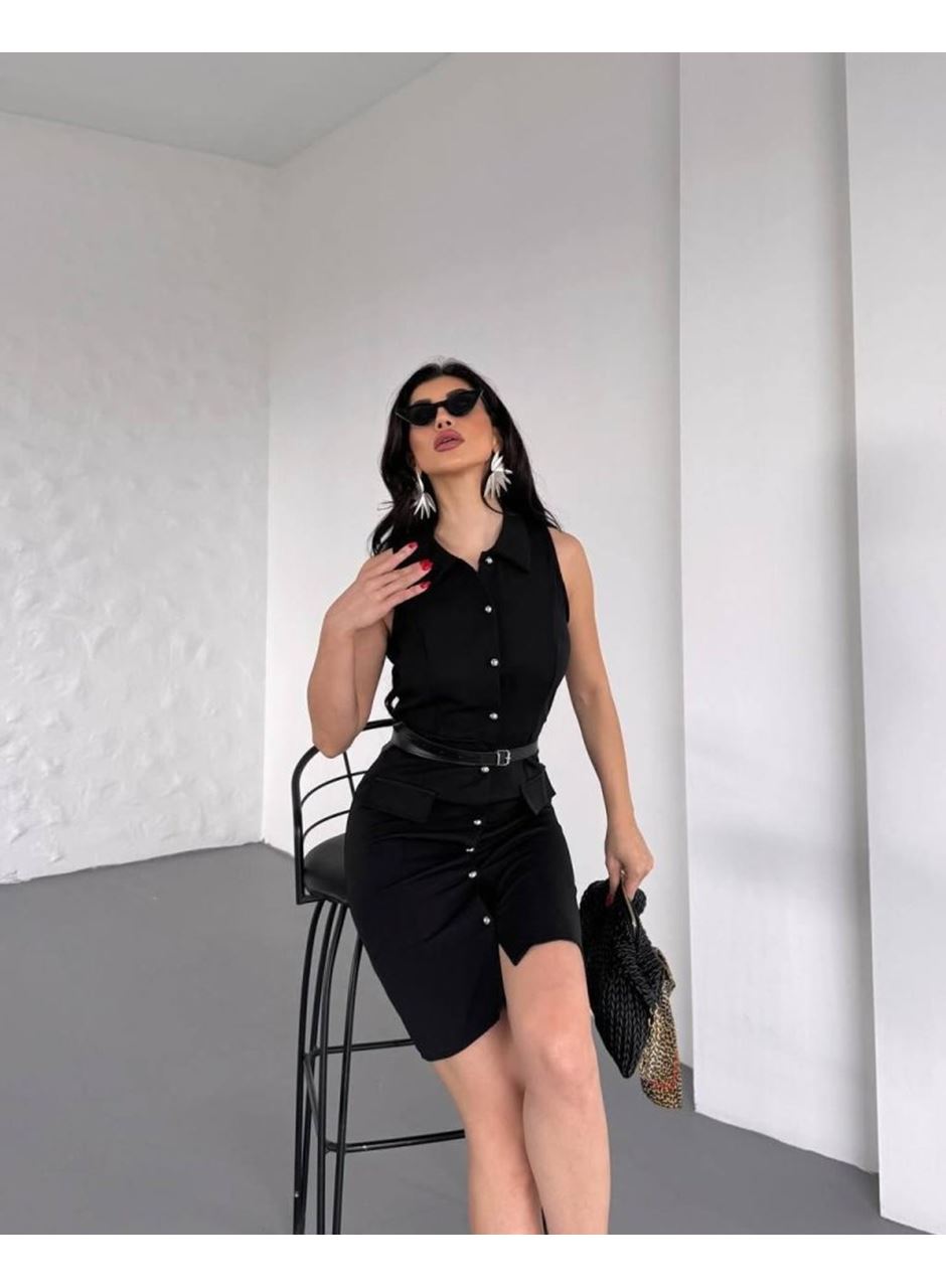 GÖMLEK YAKA ELBİSE