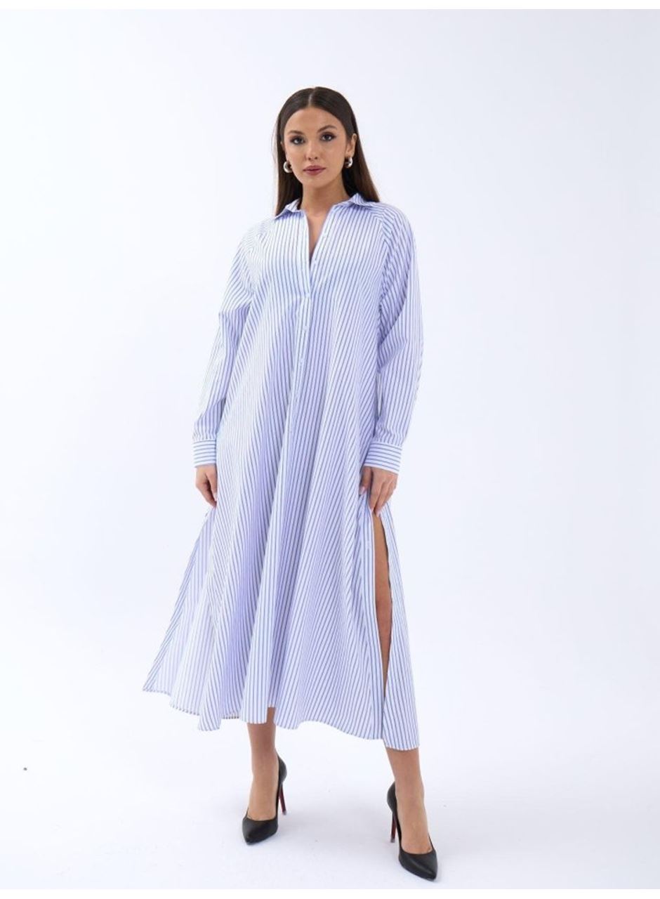 5857 ELBİSE-WASHİNGTON ÇİZGİLİ