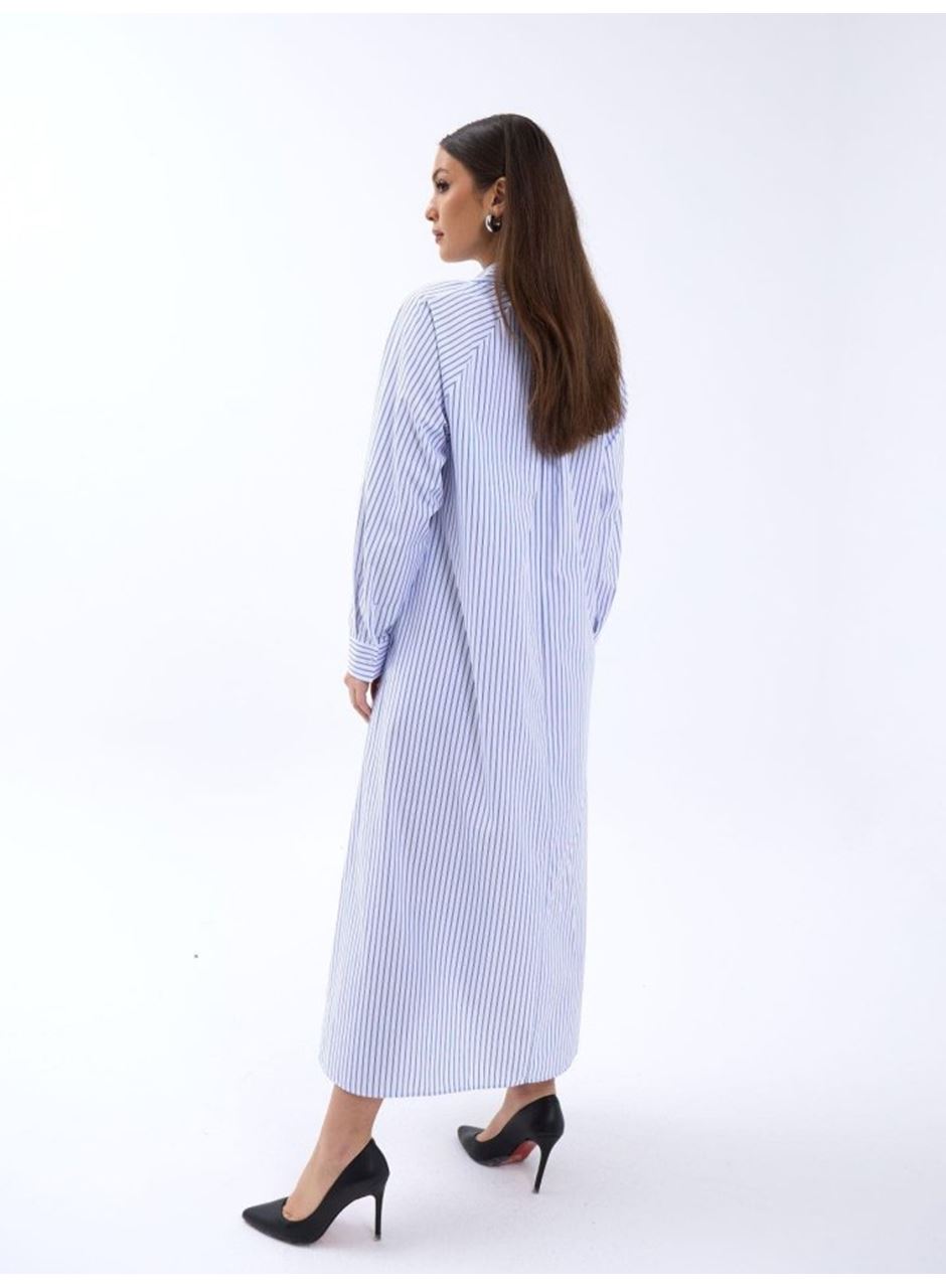 5857 ELBİSE-WASHİNGTON ÇİZGİLİ