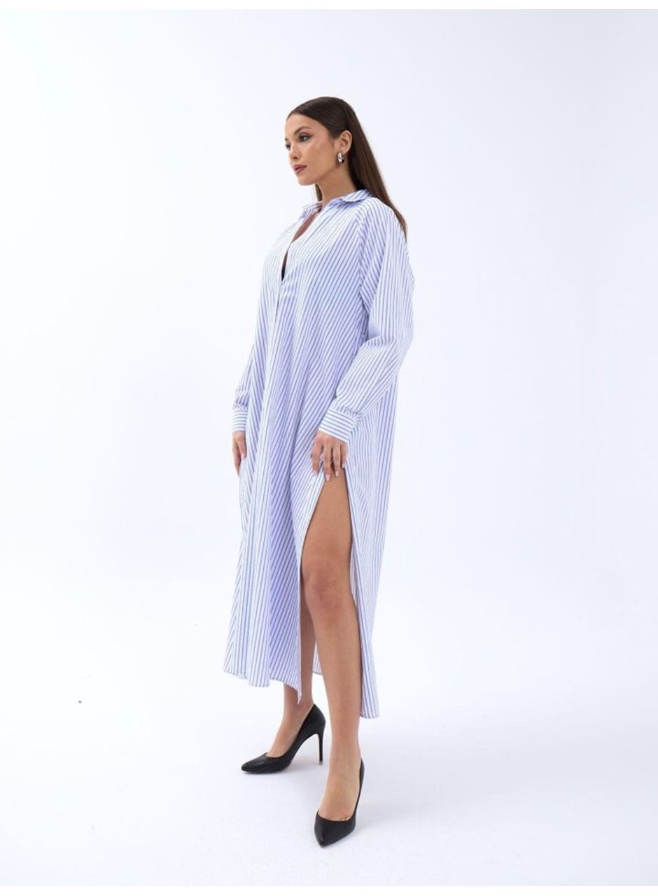 5857 ELBİSE-WASHİNGTON ÇİZGİLİ