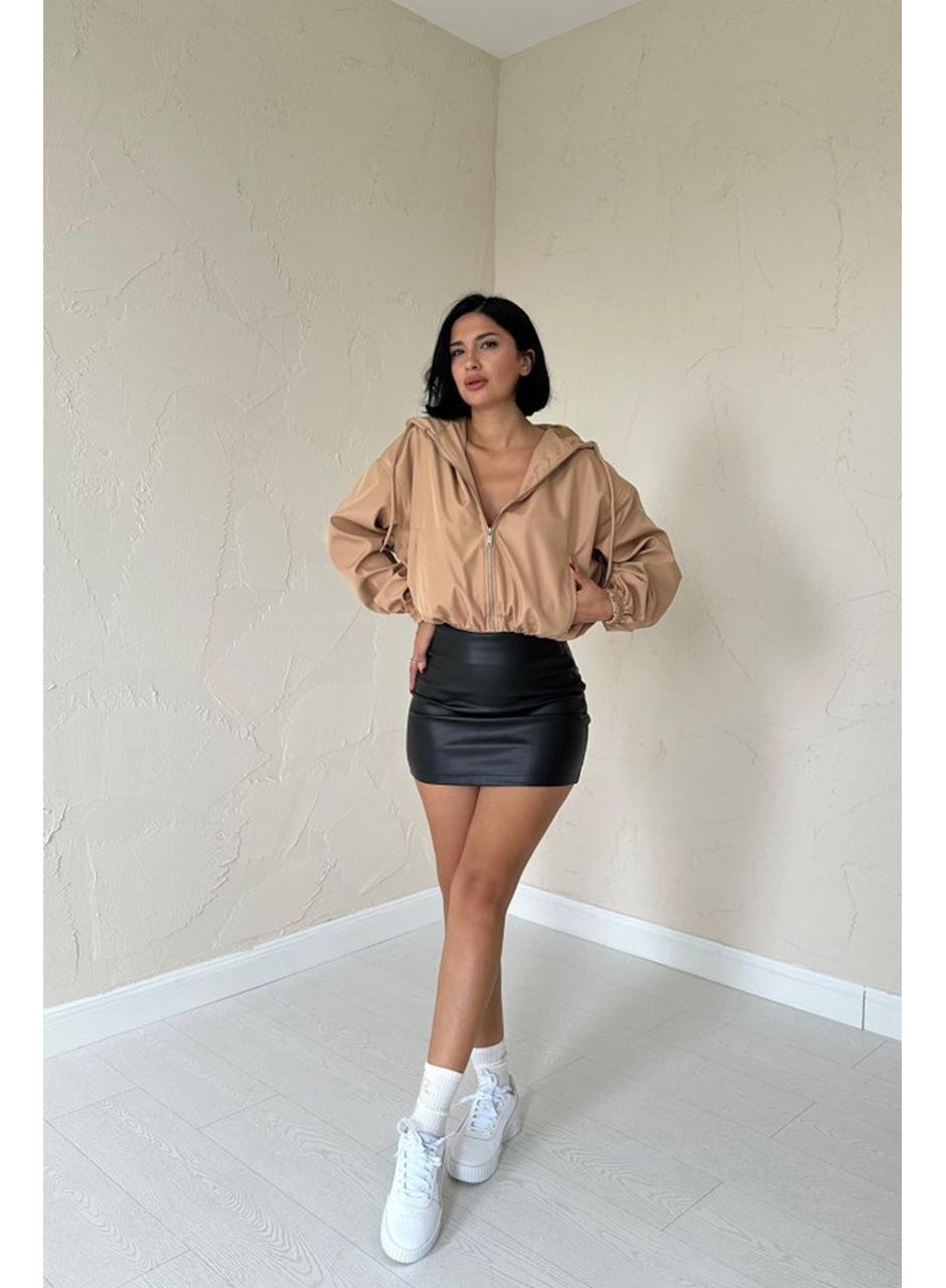 Vizon Kısa Fermuarlı Bomber Ceket