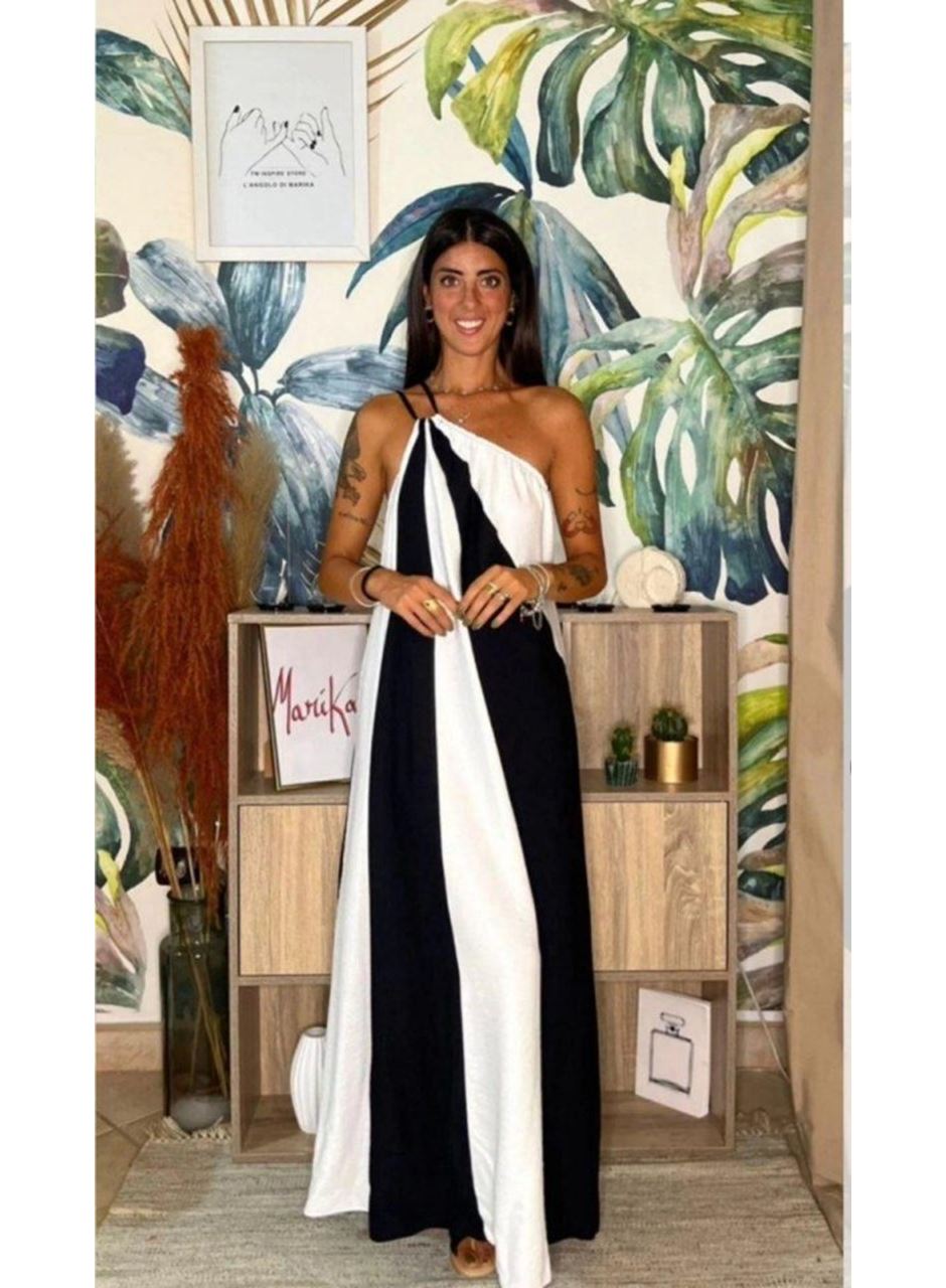 ÇİFT RENKLİ ELBİSE