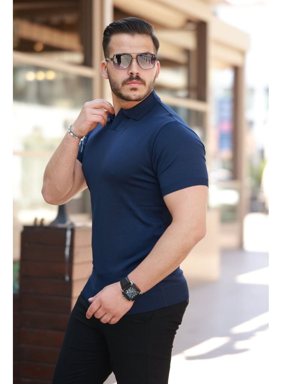 Erkek Hemşire Yaka Kısa Kollu Tişört