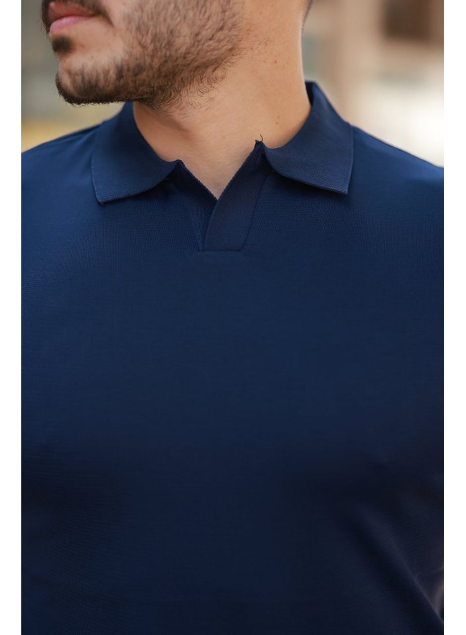 Erkek Hemşire Yaka Kısa Kollu Tişört