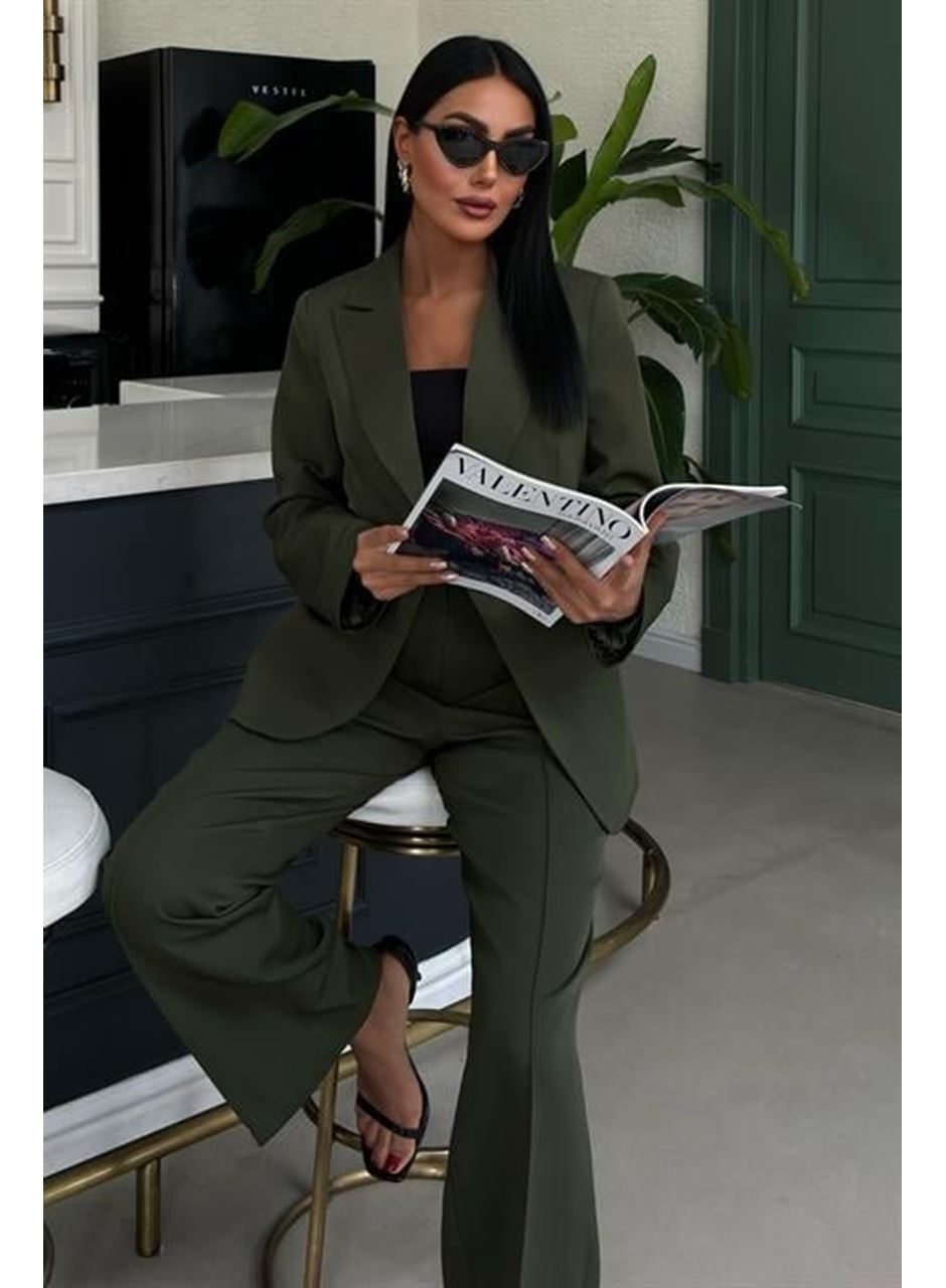 Sırt Dantel Detay Premium Takım Elbise 10031