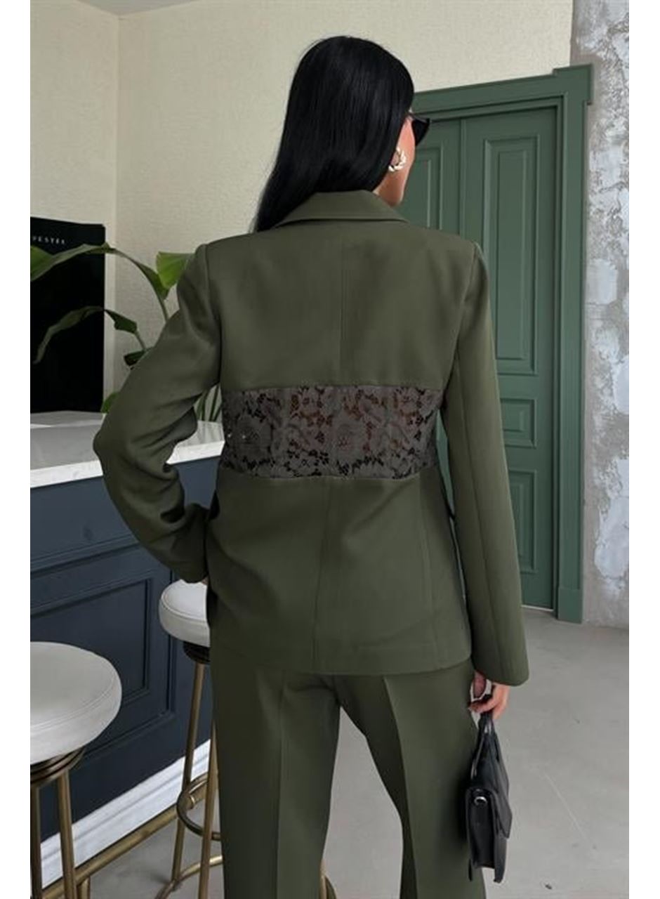 Sırt Dantel Detay Premium Takım Elbise 10031