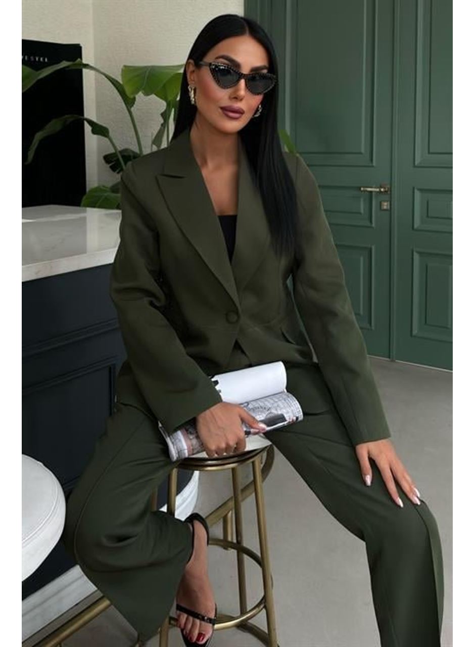 Sırt Dantel Detay Premium Takım Elbise 10031