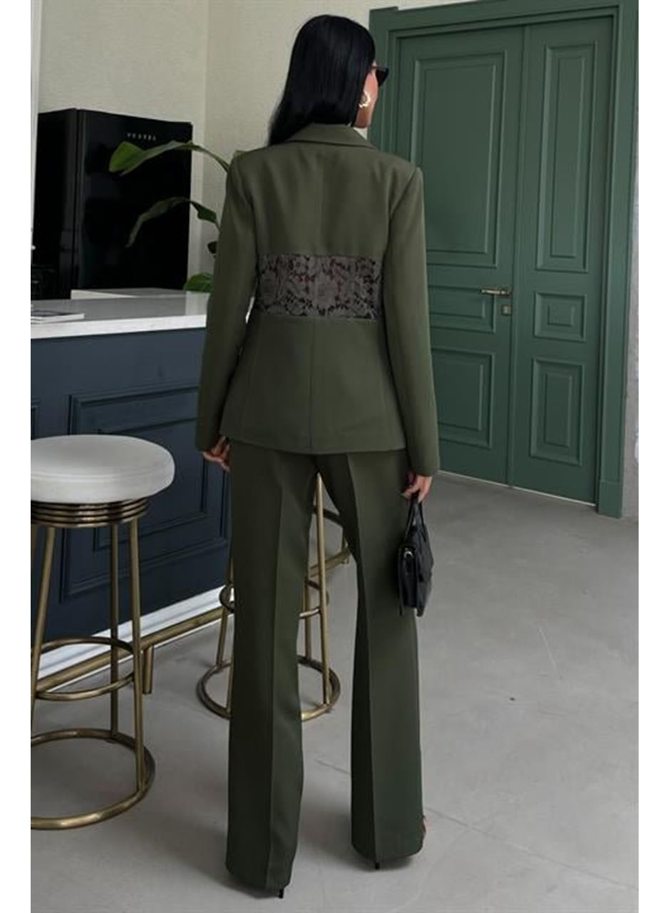 Sırt Dantel Detay Premium Takım Elbise 10031