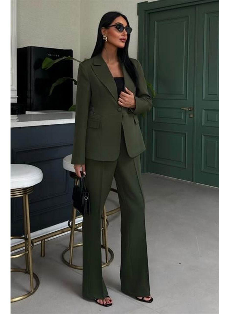 Sırt Dantel Detay Premium Takım Elbise 10031