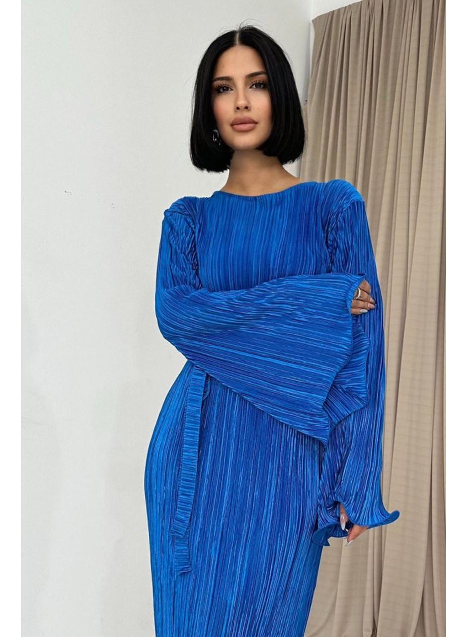 Saks İspanyol Kol Piliseli Elbise