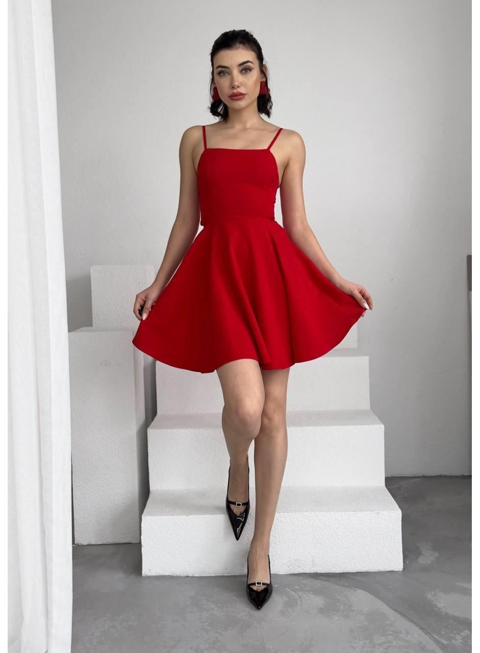 Pole İp Askılı Elbise