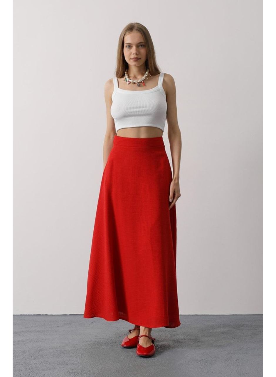 Keten Etek - Kırmızı