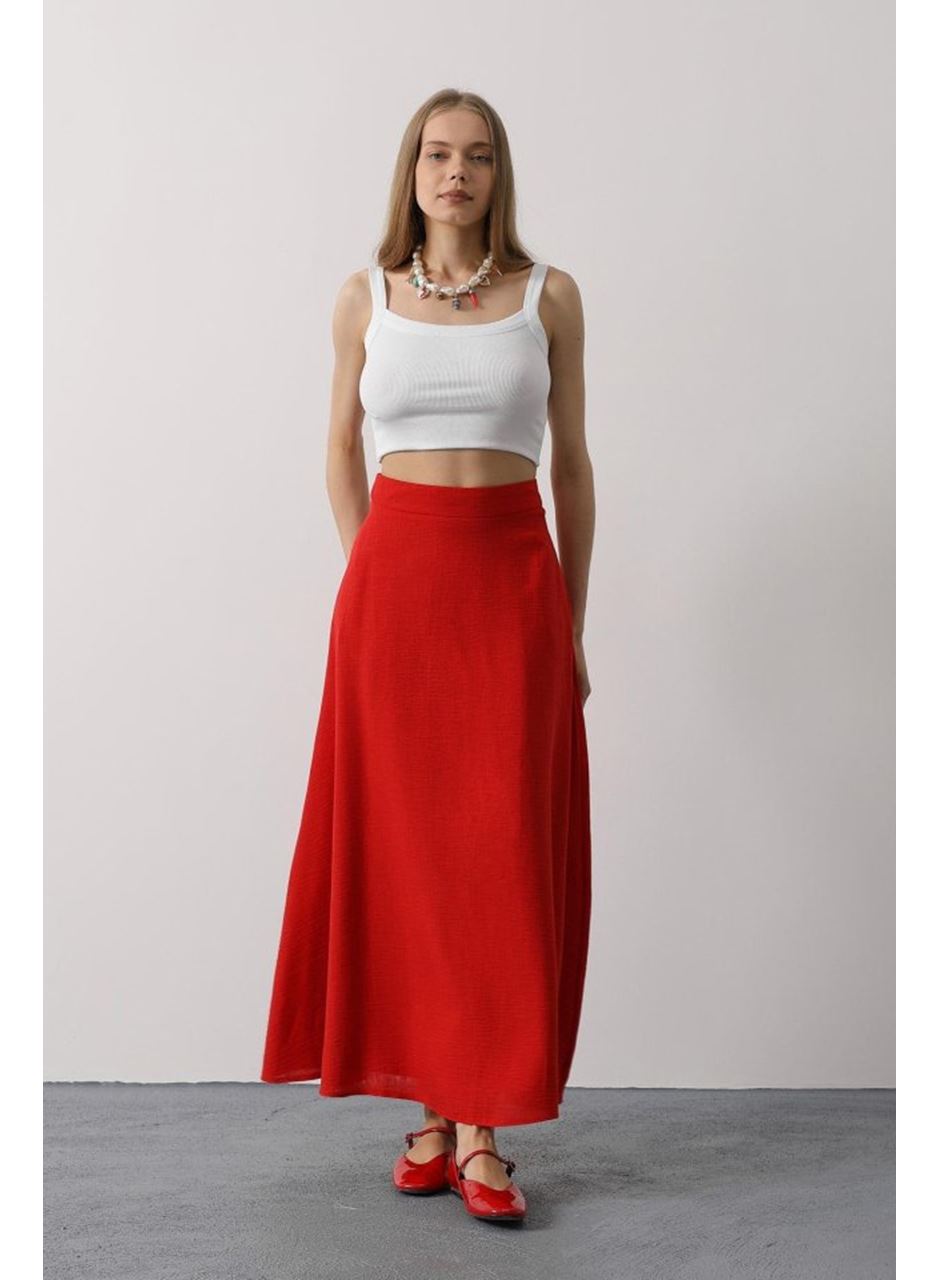 Keten Etek - Kırmızı