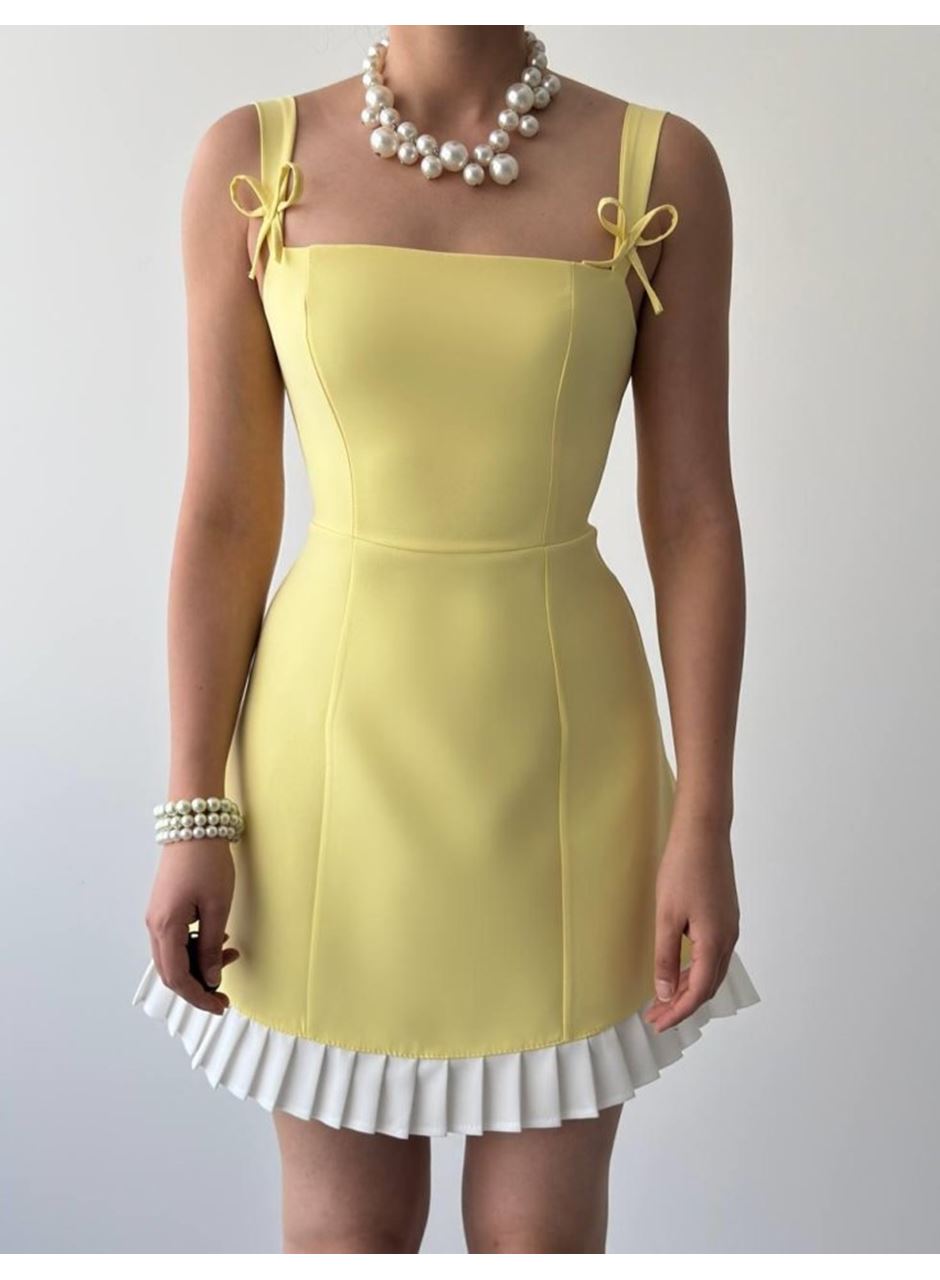 Steel Fiyonk Detay Elbise