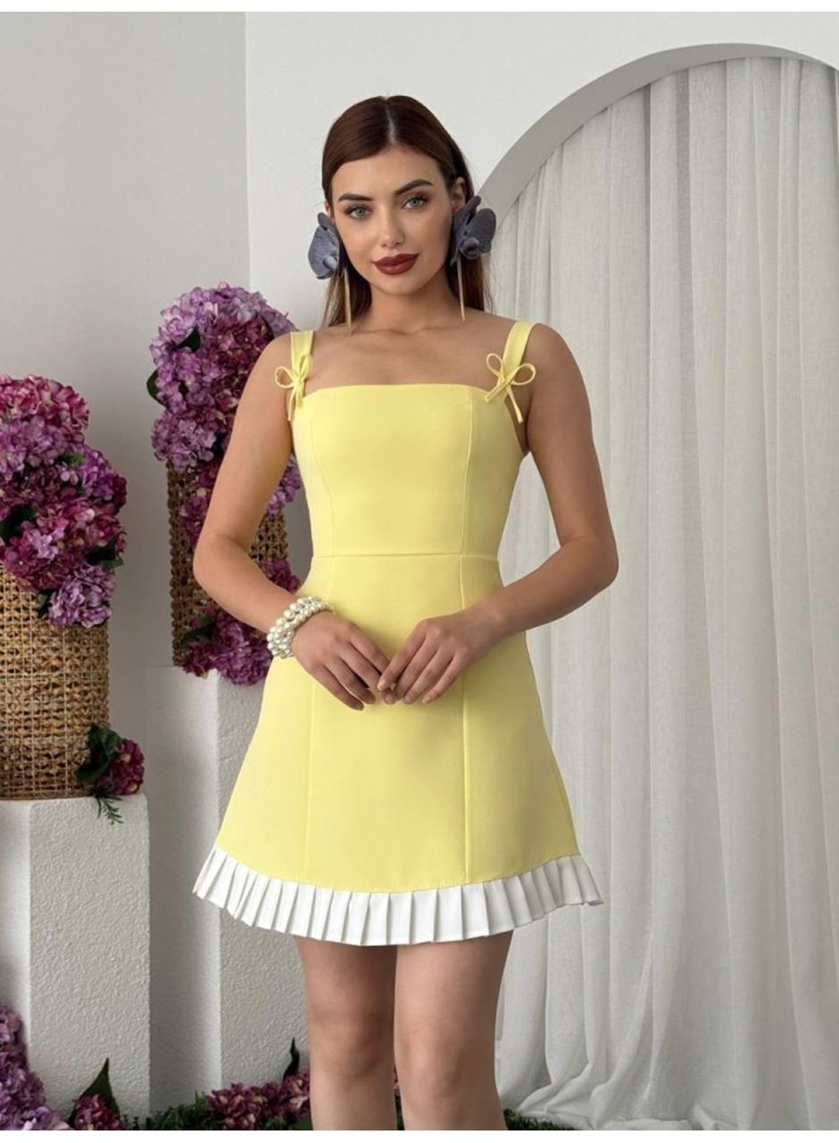 Steel Fiyonk Detay Elbise