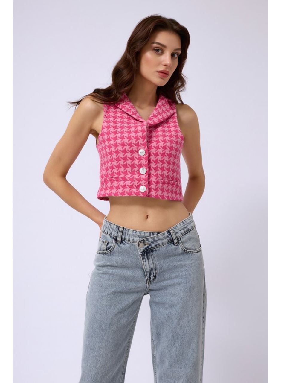 Kazayağı Crop Yelek