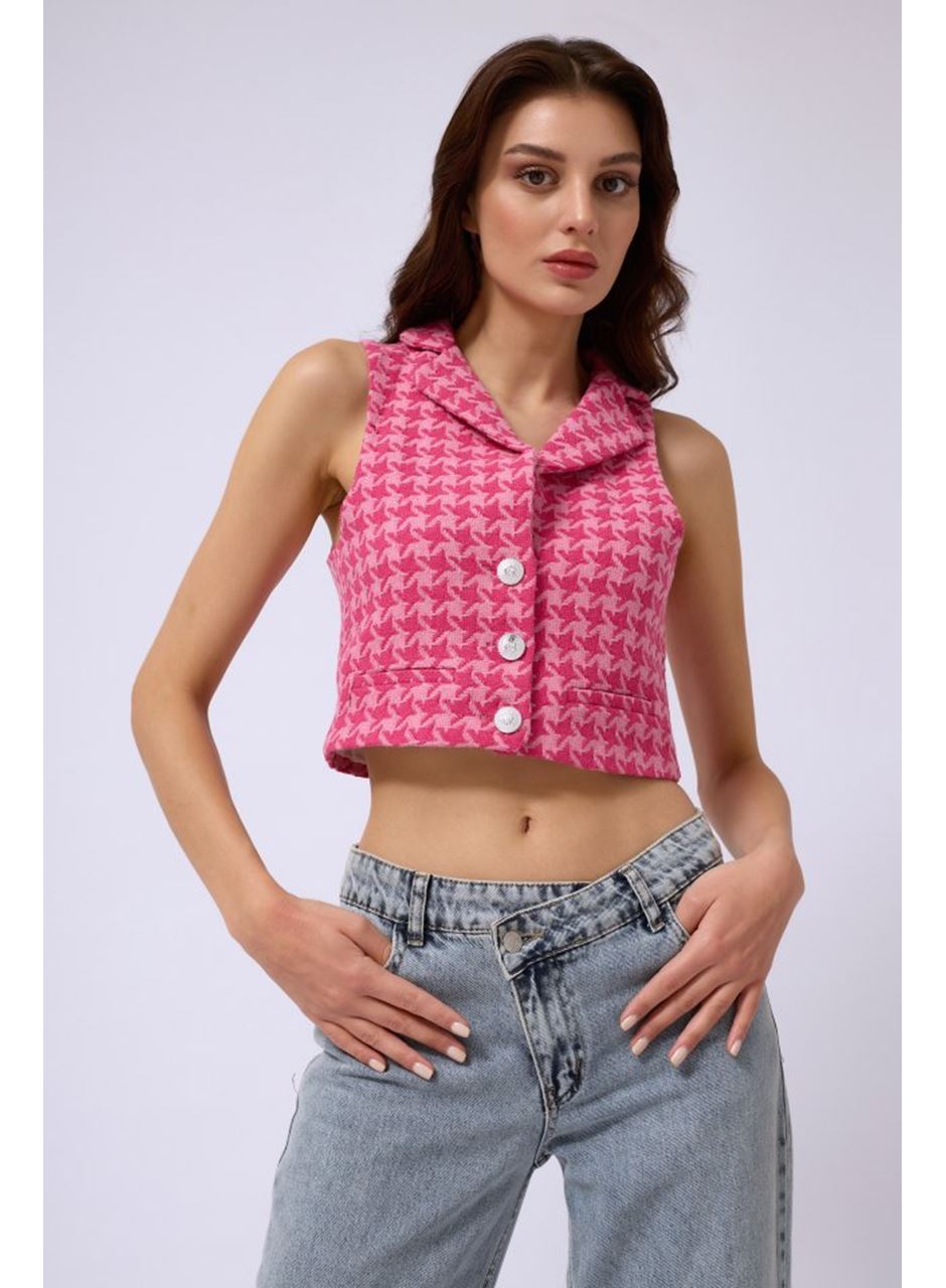 Kazayağı Crop Yelek