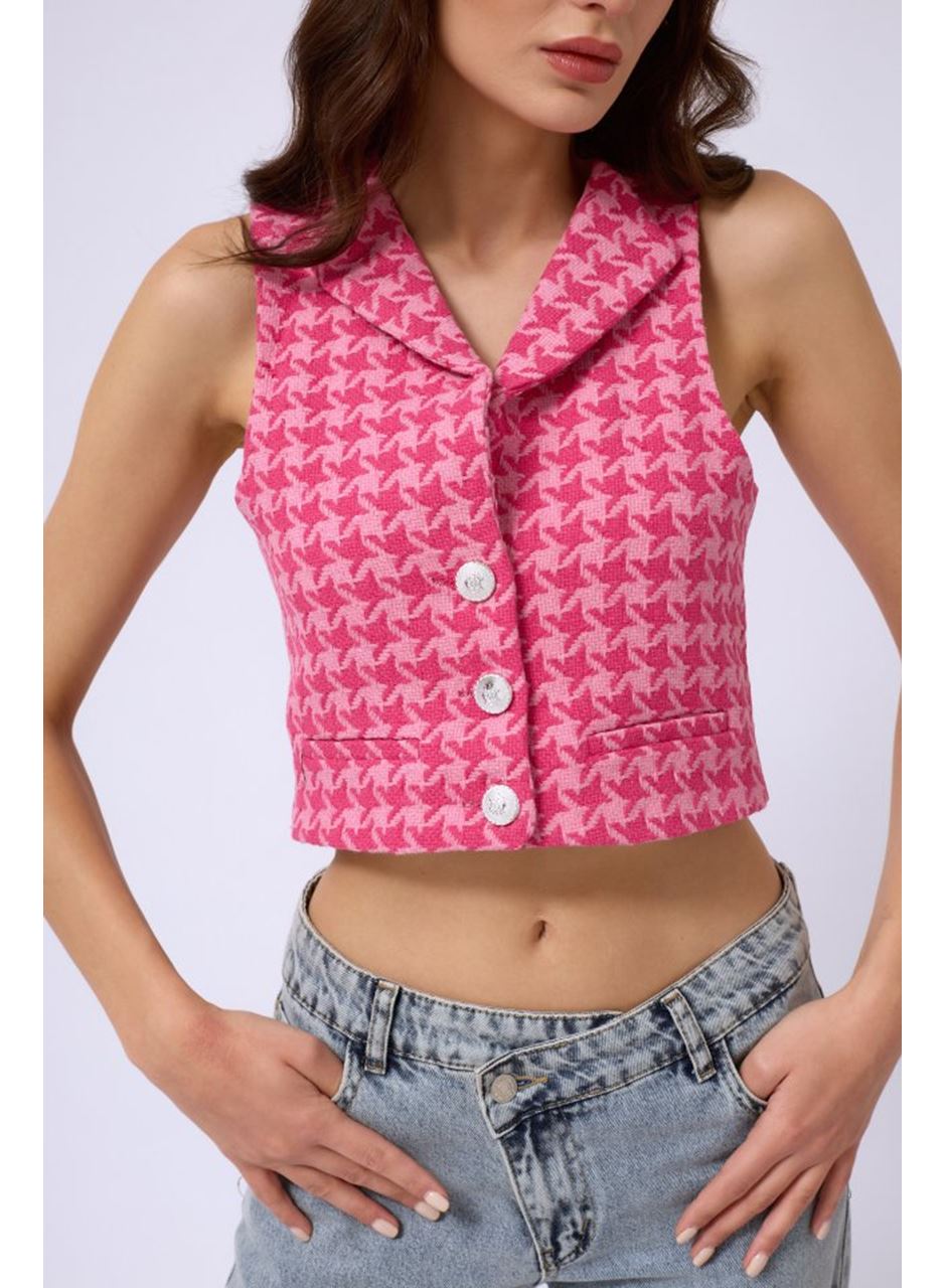 Kazayağı Crop Yelek