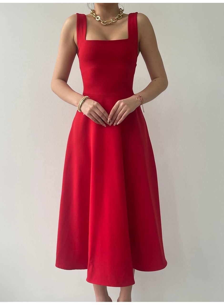 Neapolitan Askılı Elbise