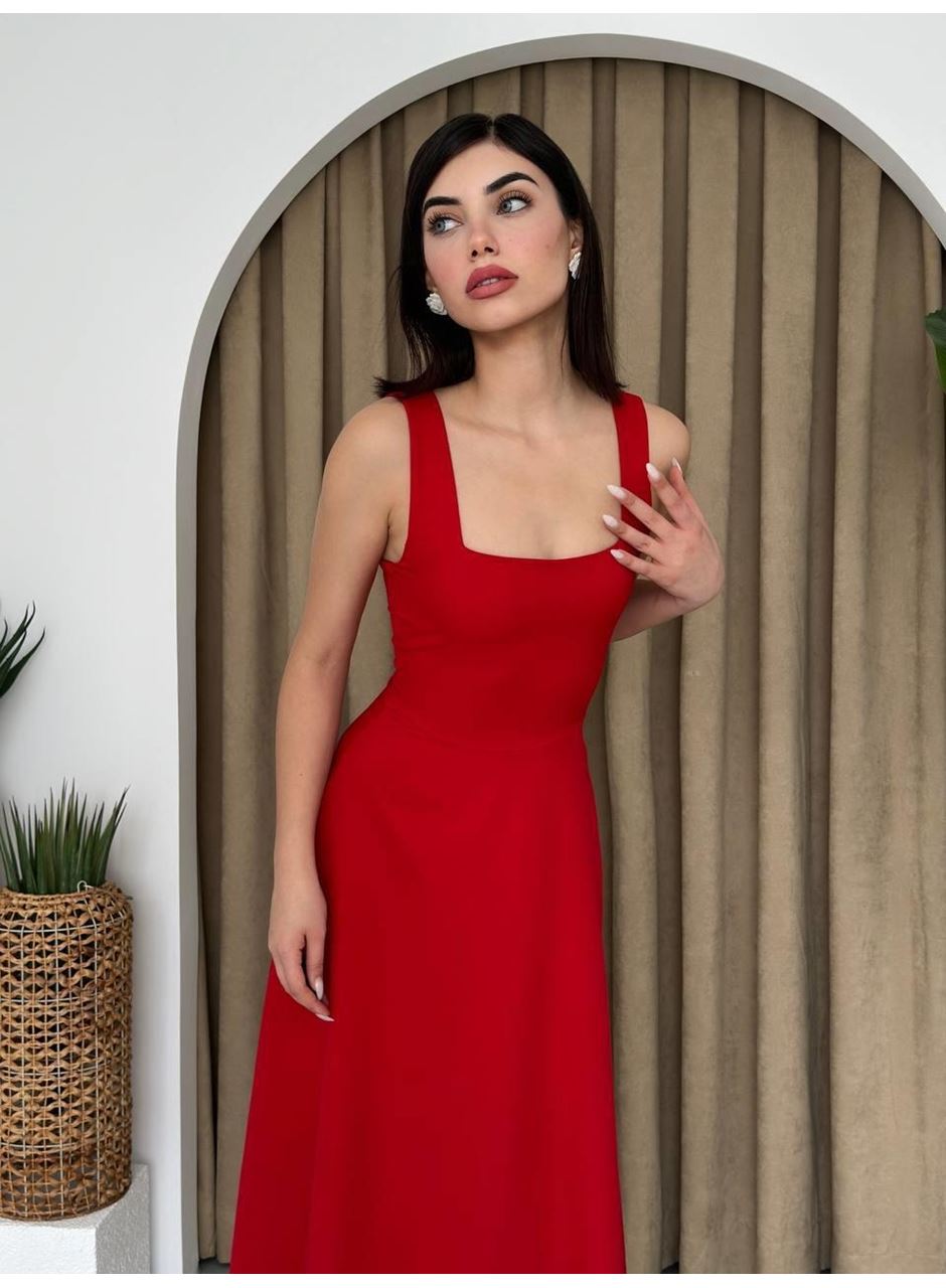 Neapolitan Askılı Elbise