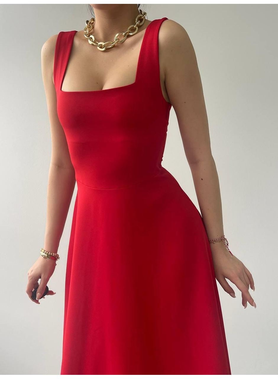 Neapolitan Askılı Elbise