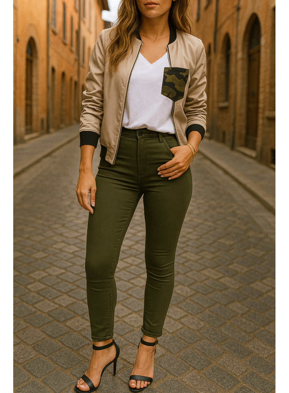 Gabardin Kumaş Yüksek Bel Pantolon 90 Cm 4XLbel40cm