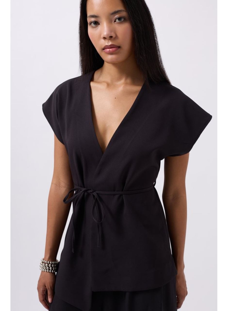 Bağcık Detay Yelek