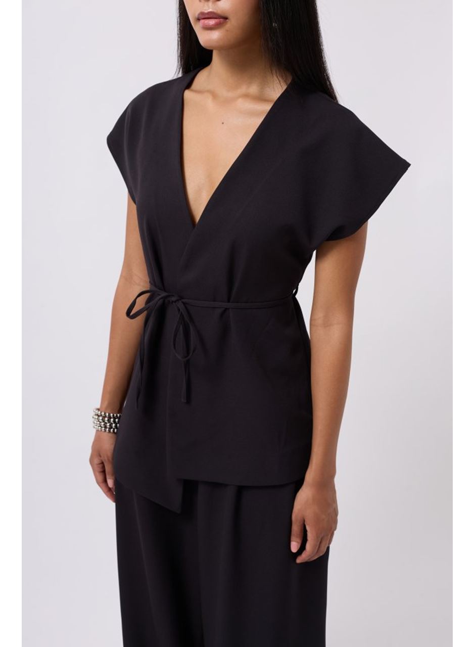 Bağcık Detay Yelek