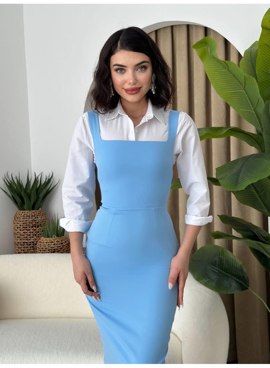 Martin Askılı Kalem Elbise