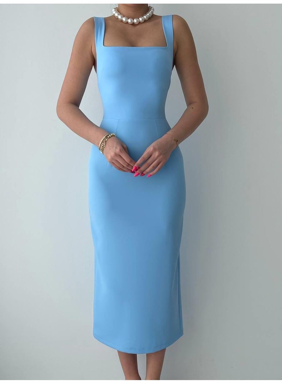 Martin Askılı Kalem Elbise