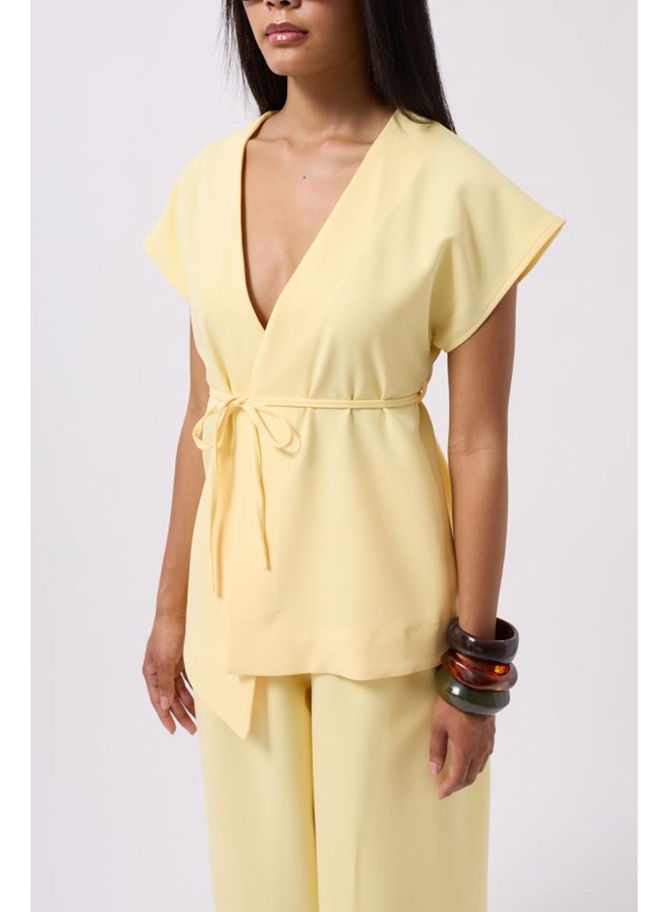 Bağcık Detay Yelek