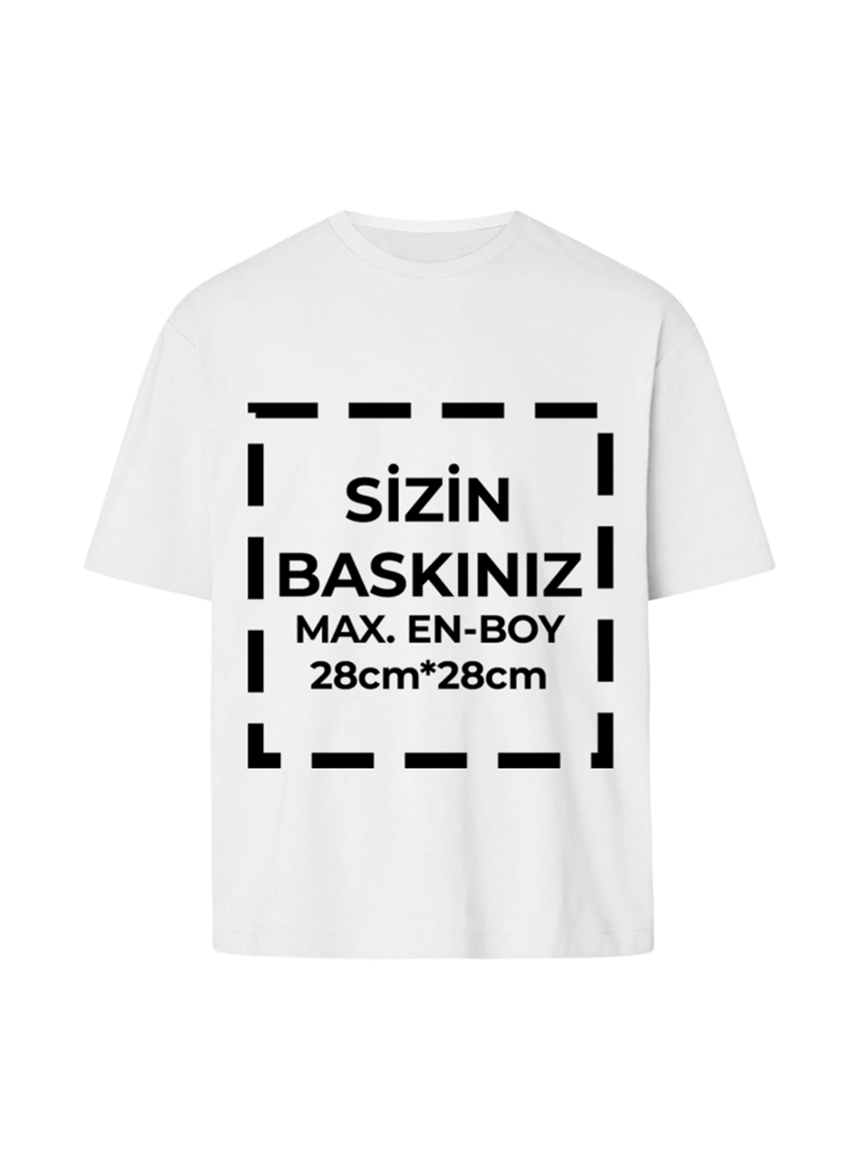 Tişört Tasarla 24/1 Kumaş - Beyaz