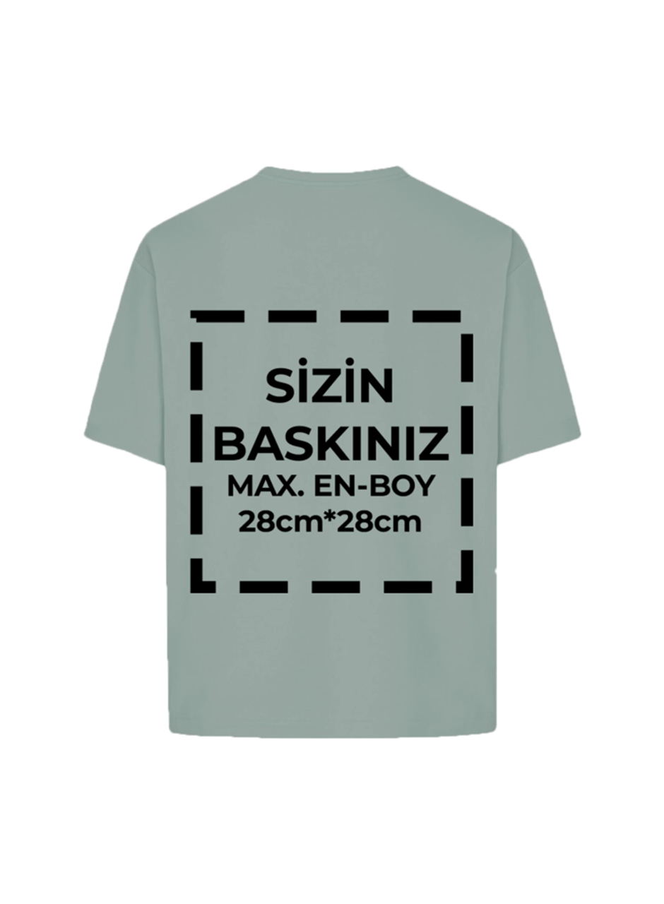 Tişört Tasarla 24/1 Kumaş - Gri