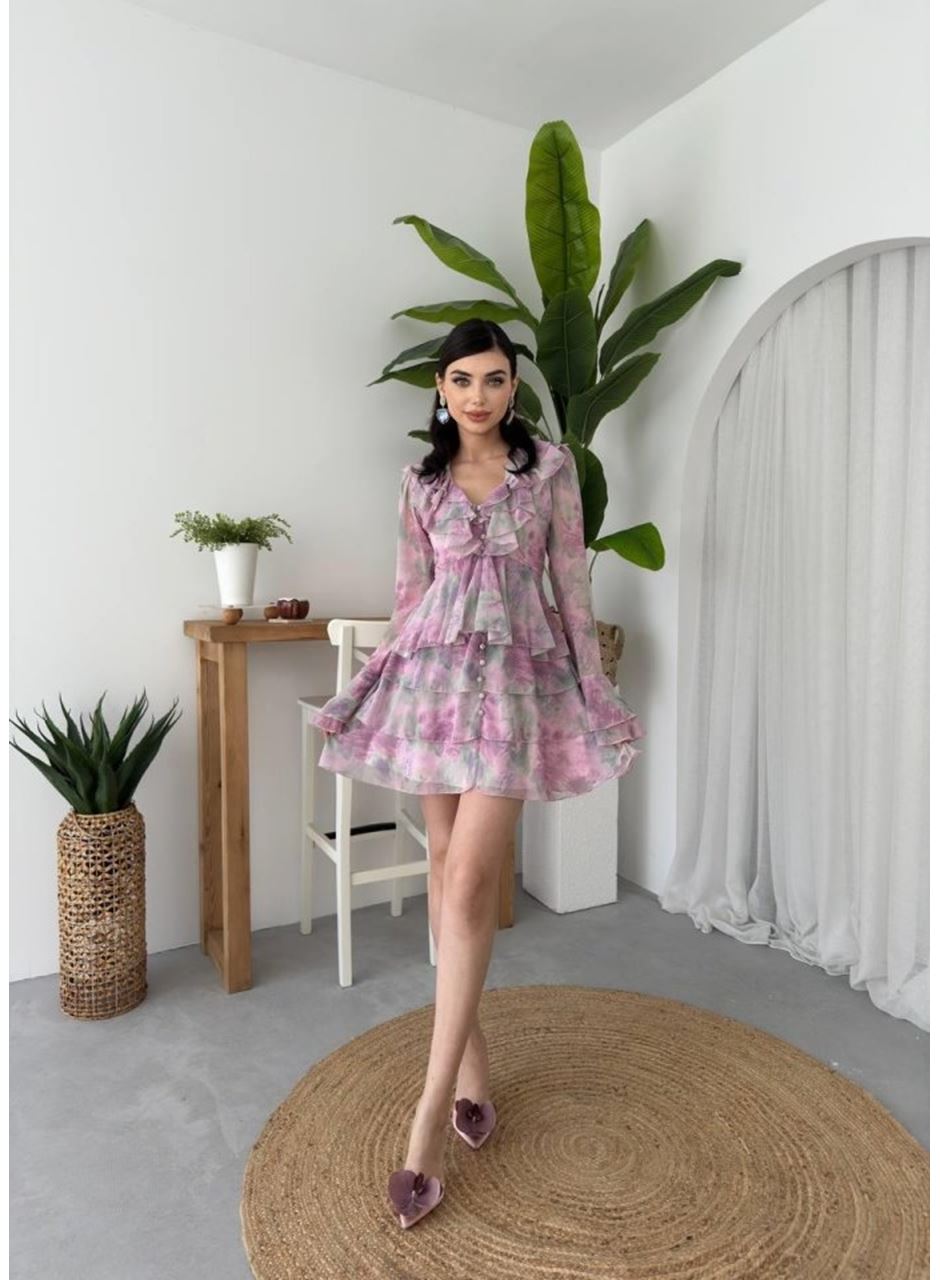 Elose Fırfırlı Elbise