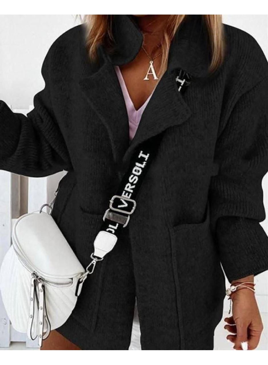 Geniş Cep Tasarımlı Hırka