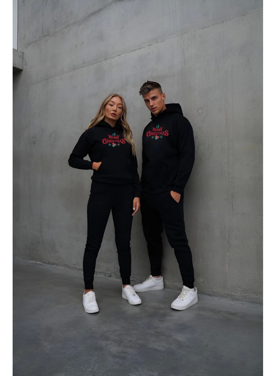 Merry Chrıstmas Sweatshirt - Hodie - Siyah