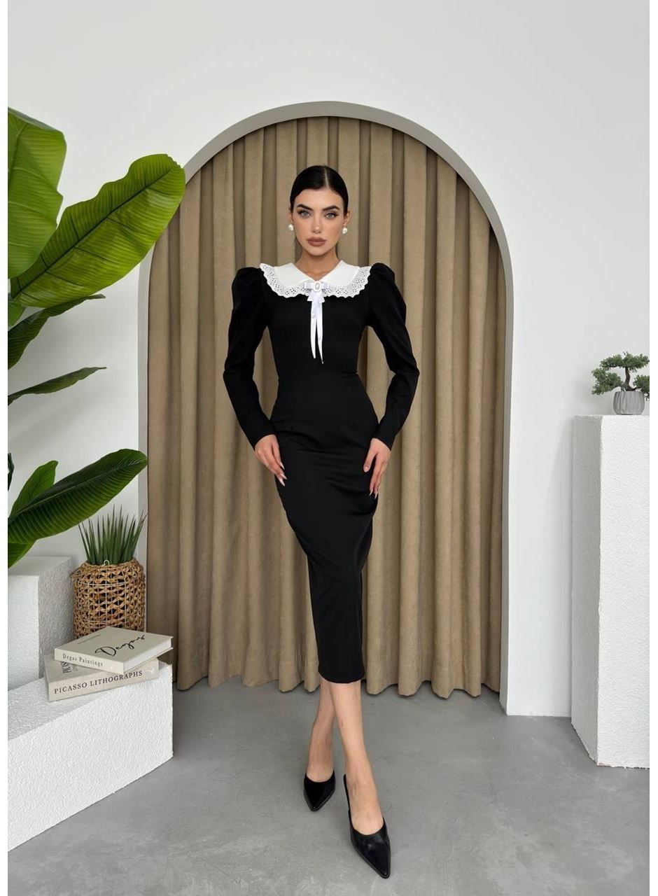 Coventry Yakalı Elbise