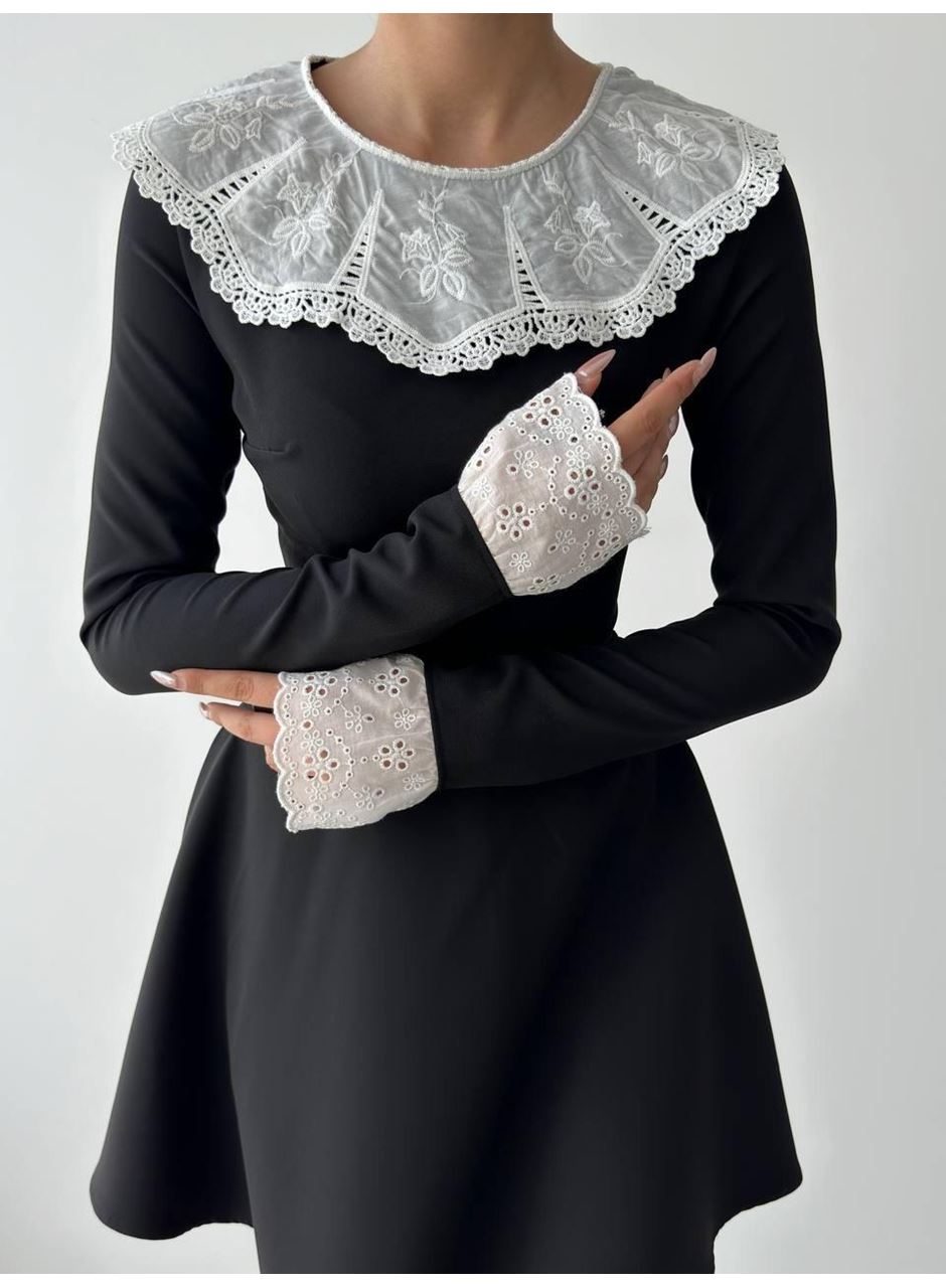 Nord Dantel Yaka Kol Elbise